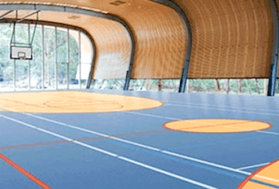 Kapalı Basketbol Alanı Zemin Uygulaması